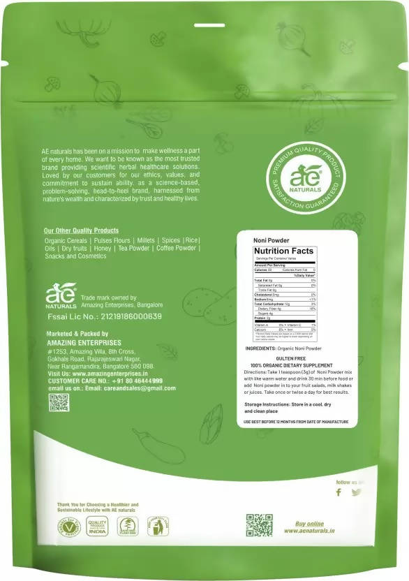 Ae Naturals Noni Powder | Grocsy