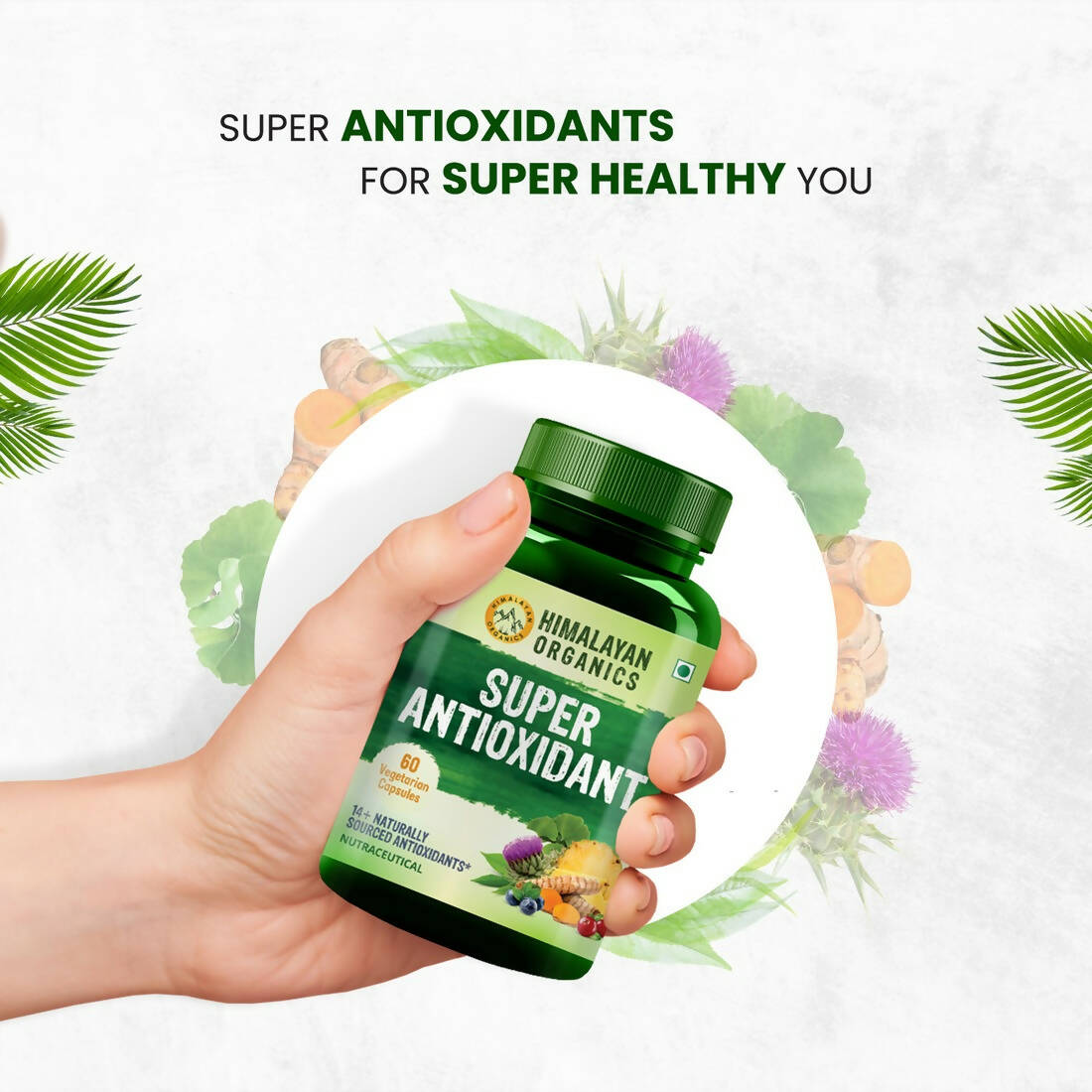 Himalayan Organics Super Antioxidant Capsules | Grocsy