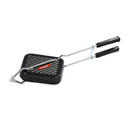 Sumeet Aluminium Nonstick Grill Gas Sandwich Toaster - Black | Grocsy
