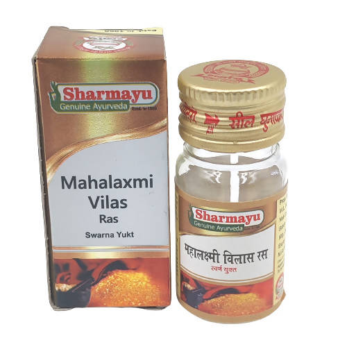 Sharmayu Ayurveda Mahalaxmi Vilas Ras (Swarna Yukt) Tablets | Grocsy