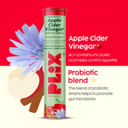 PLIX The Plant Fix Probiotics+ ACV Apple Cider Vinegar Effervescent Tablets | Grocsy