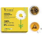 Teabox Organic Chamomile Green Tea Bags | Grocsy