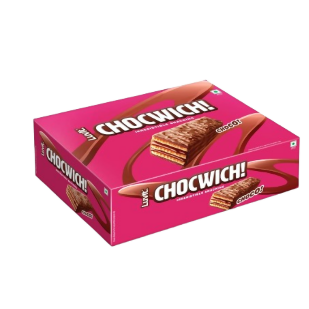LuvIt Chocwich Brown Crispy Wafer Chocolates | Grocsy