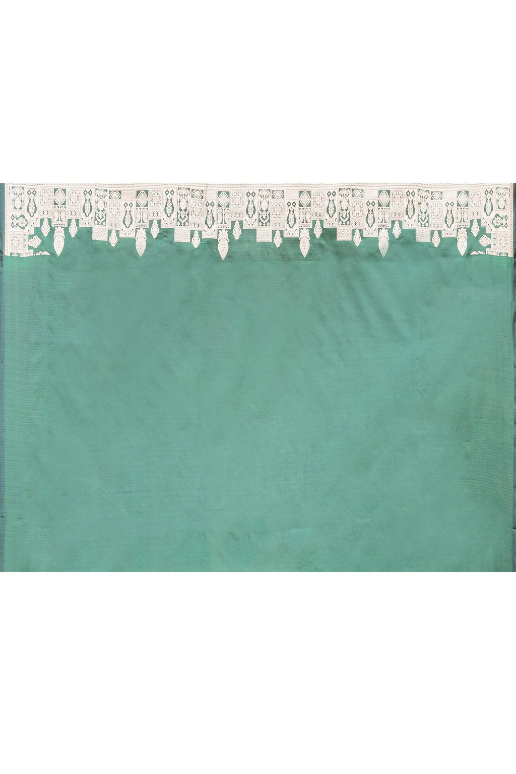 Joban Fashion Emerald Green Banarasi Katan Pure Handloom Banarasi Silk Saree | Grocsy