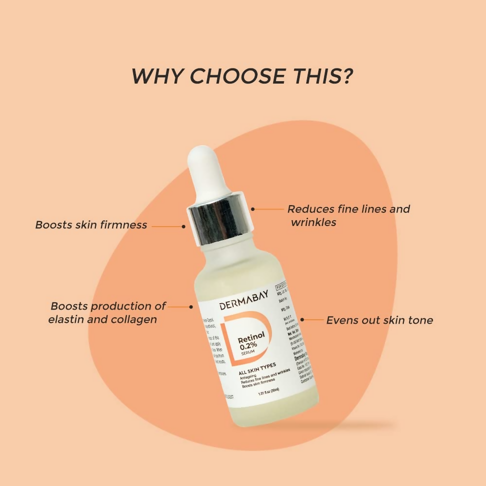 Dermabay Retinol 0.2% Face Serum | Grocsy