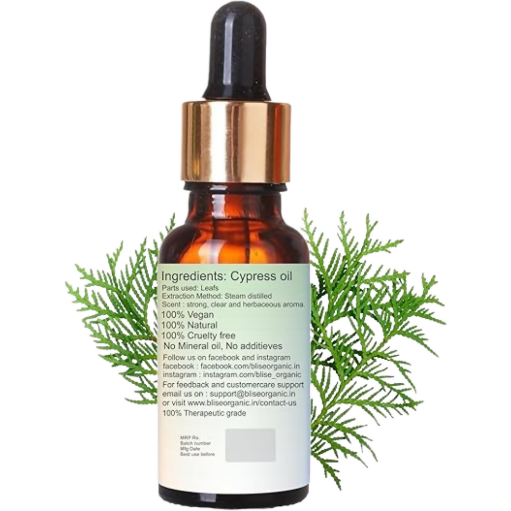 Blise organic Cypress Essential oil | Grocsy