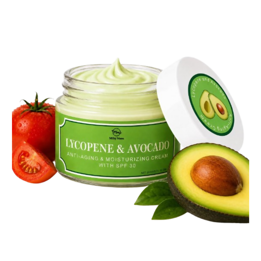 Milky Moon Lycopene & Avocado Anti-Aging & Moisturizing Cream with SPF 30 | Grocsy