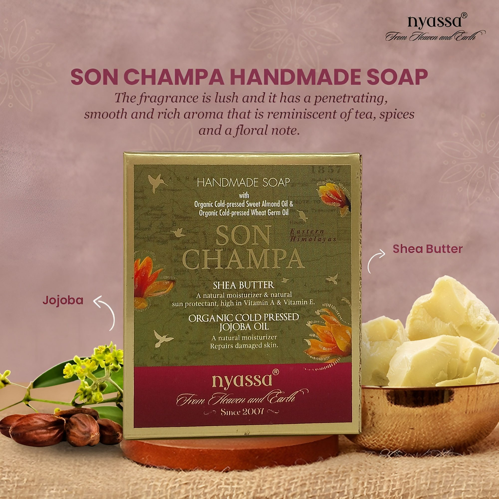 Nyassa Son Champa Handmade Soap | Grocsy