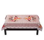 Yellow Weaves Cotton Floral Designer Rectangular Center 4 Seater Table Cover | Grocsy
