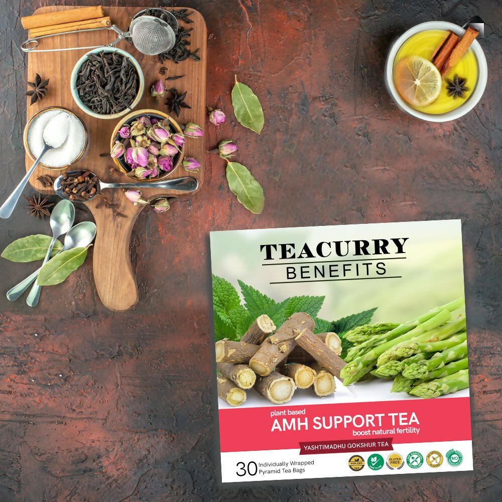 Teacurry AMH Support Tea For Women | Grocsy
