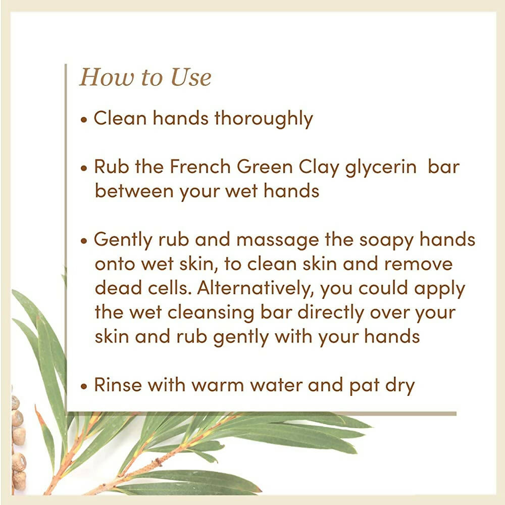 The Earth Reserve French Green Clay & Tea Tree Oil Soap | Grocsy