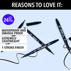 Blue Heaven Intense Black Eyeliner Glide-On | Grocsy
