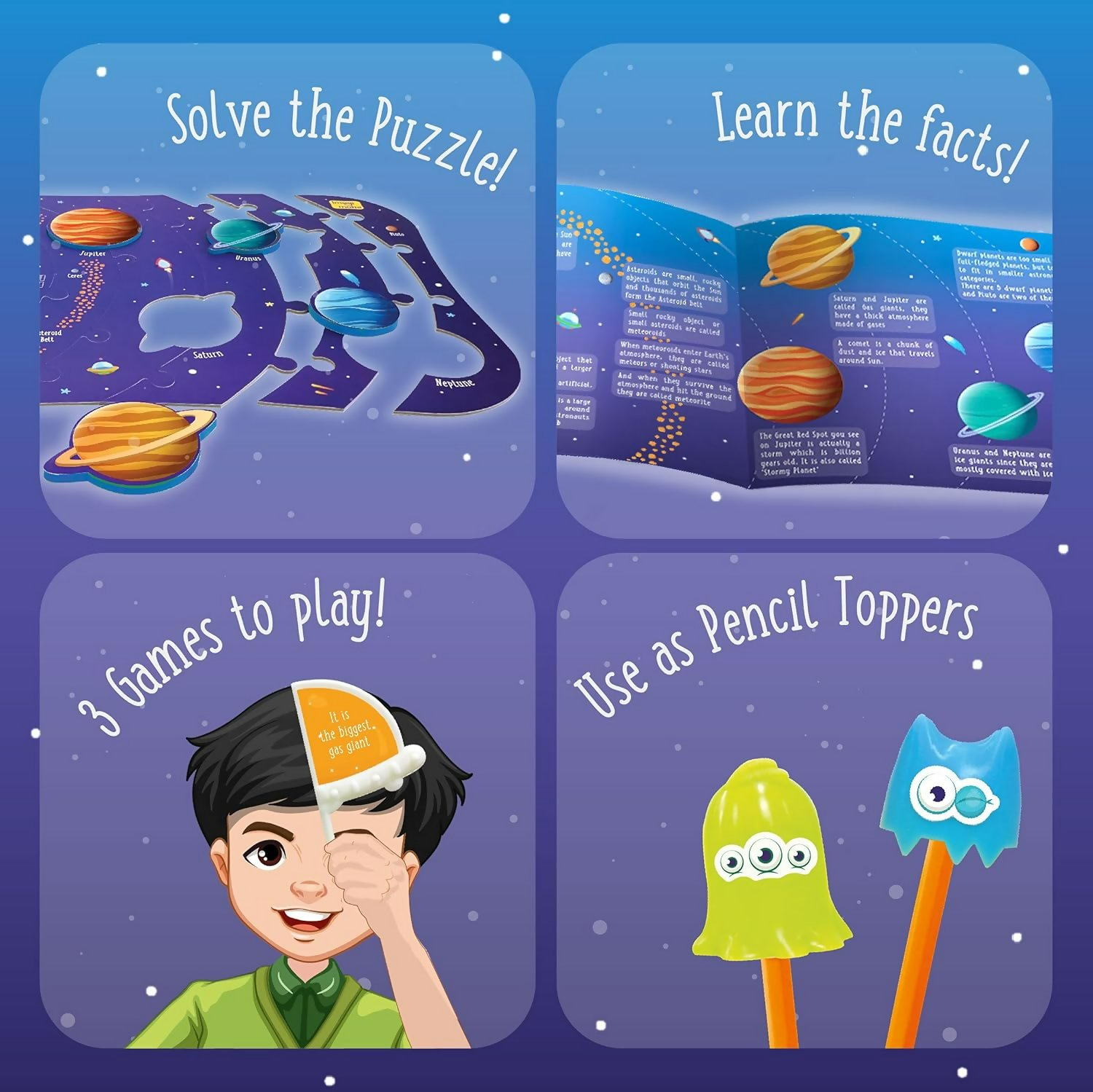 Imagimake Mapology Solar System Puzzle - Learning Aid And Educational Toy - For Kids Age 4 And Above (Solar System) | Grocsy