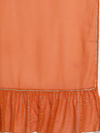 Ahalyaa Women's Traditional wear Kurta Set - Orange | Grocsy