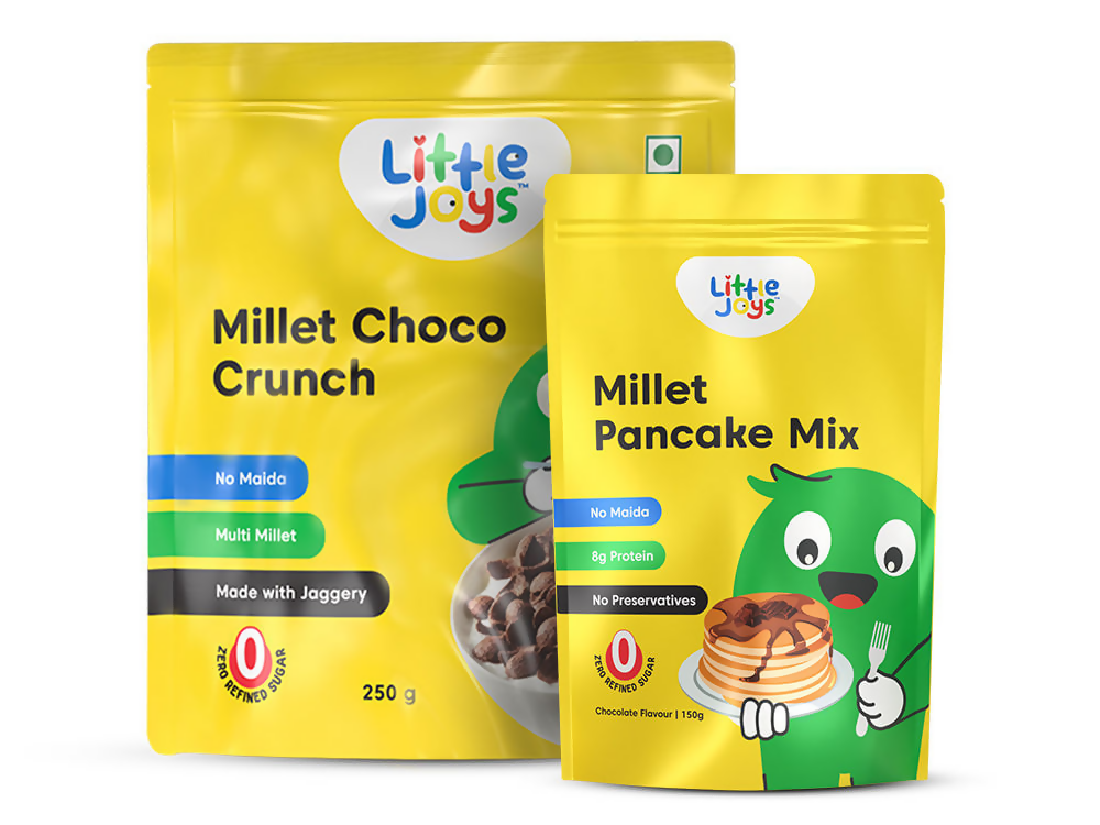 Little Joys Millet Choco Crunch+ Millet Pancake Mix | Grocsy