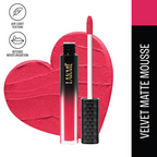 Lakme Xtraordin-Airy Velvet Matte Lip Mousse - Perfect Match Pink | Grocsy