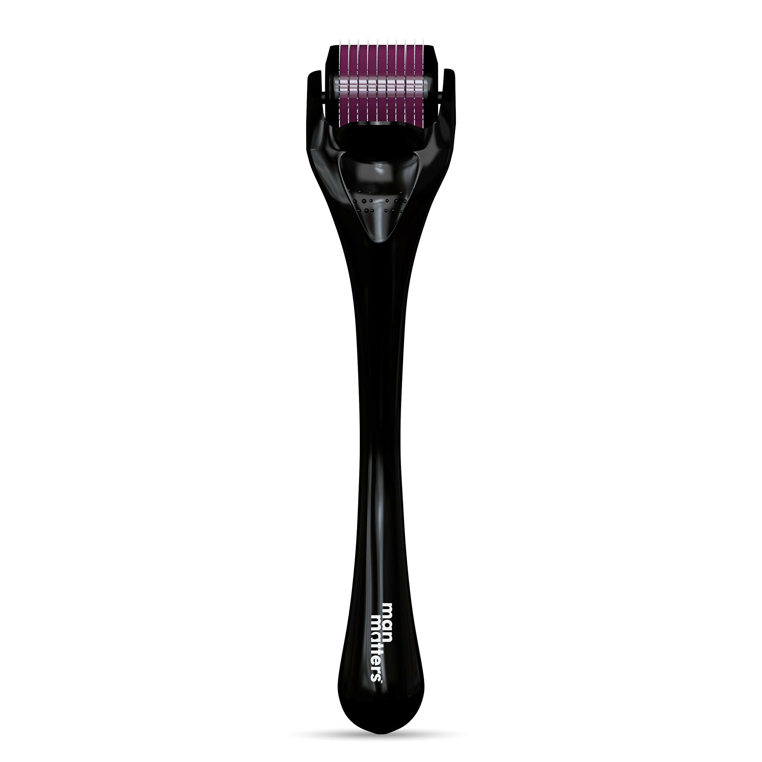 Man Matters Derma Roller 1.00 mm With 540 Titanium Alloy Needles - Promotes Beard Growth & Reduces Acne Scars | Grocsy