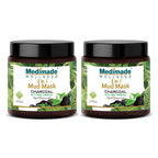 Medimade Wellness 3 in 1 Mud Mask Charcoal with Tea Tree Oil | Grocsy