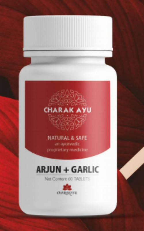 Charakayu Arjun + Garlic Tablets | Grocsy