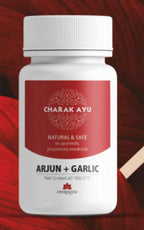 Charakayu Arjun + Garlic Tablets | Grocsy