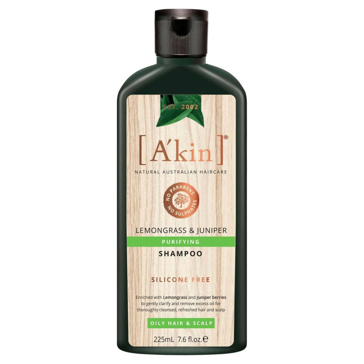 Akin Natural Purifying Lemongrass & Juniper Shampoo | Grocsy