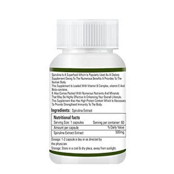 Zindagi Spirulina Extract Capsules | Grocsy
