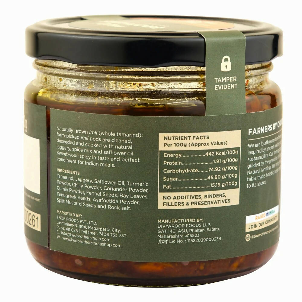 Two Brothers Organic Farms Imli Pickle | Grocsy
