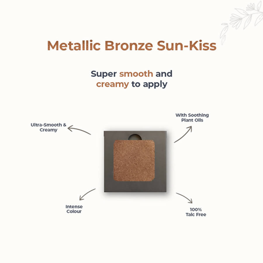 Disguise Satin Smooth Eyeshadow Squares - Metallic Bronze Sun-Kiss 204 | Grocsy