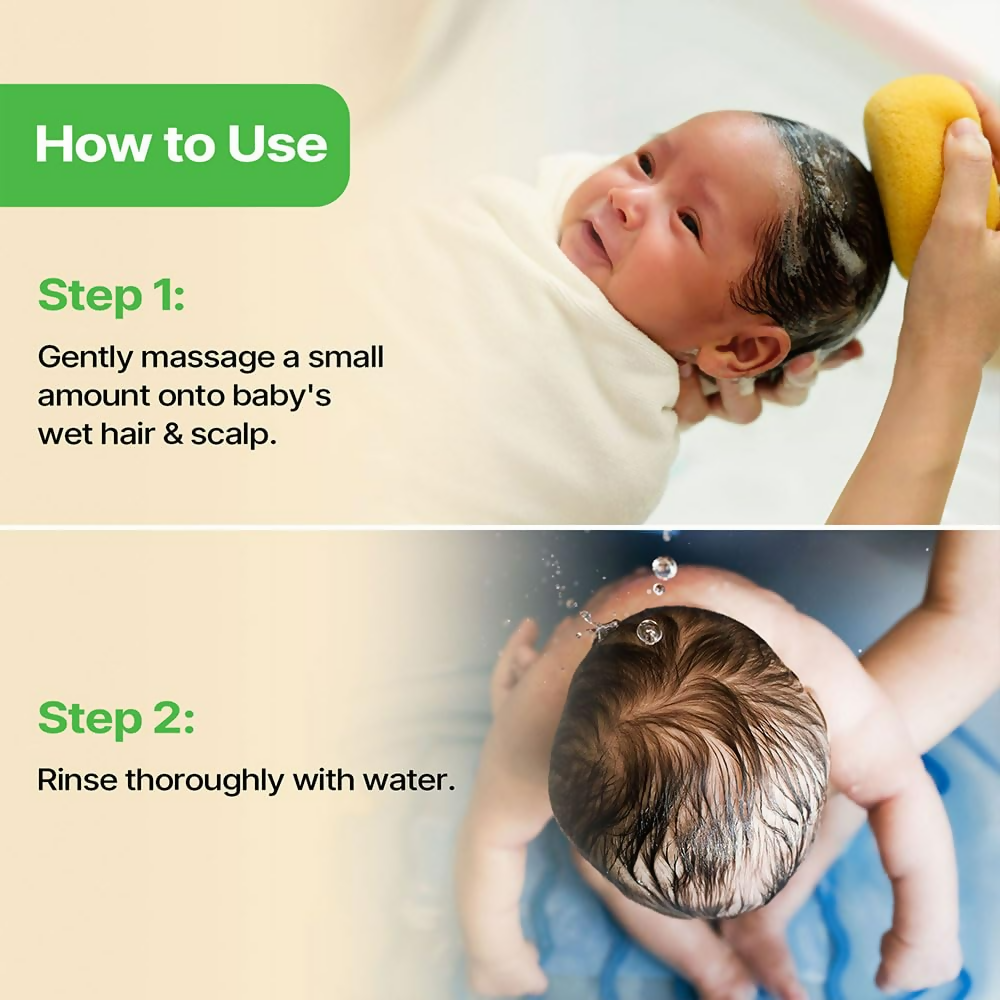 Herby Angel Baby Shampoo - Gentle Baby Hair Care & Cleanser