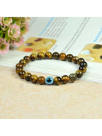 NVR Natural Round Tiger Eye Bracelet