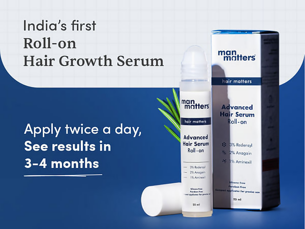 Man Matters Advanced Hair Growth Rosemary Serum Roll-On | Grocsy