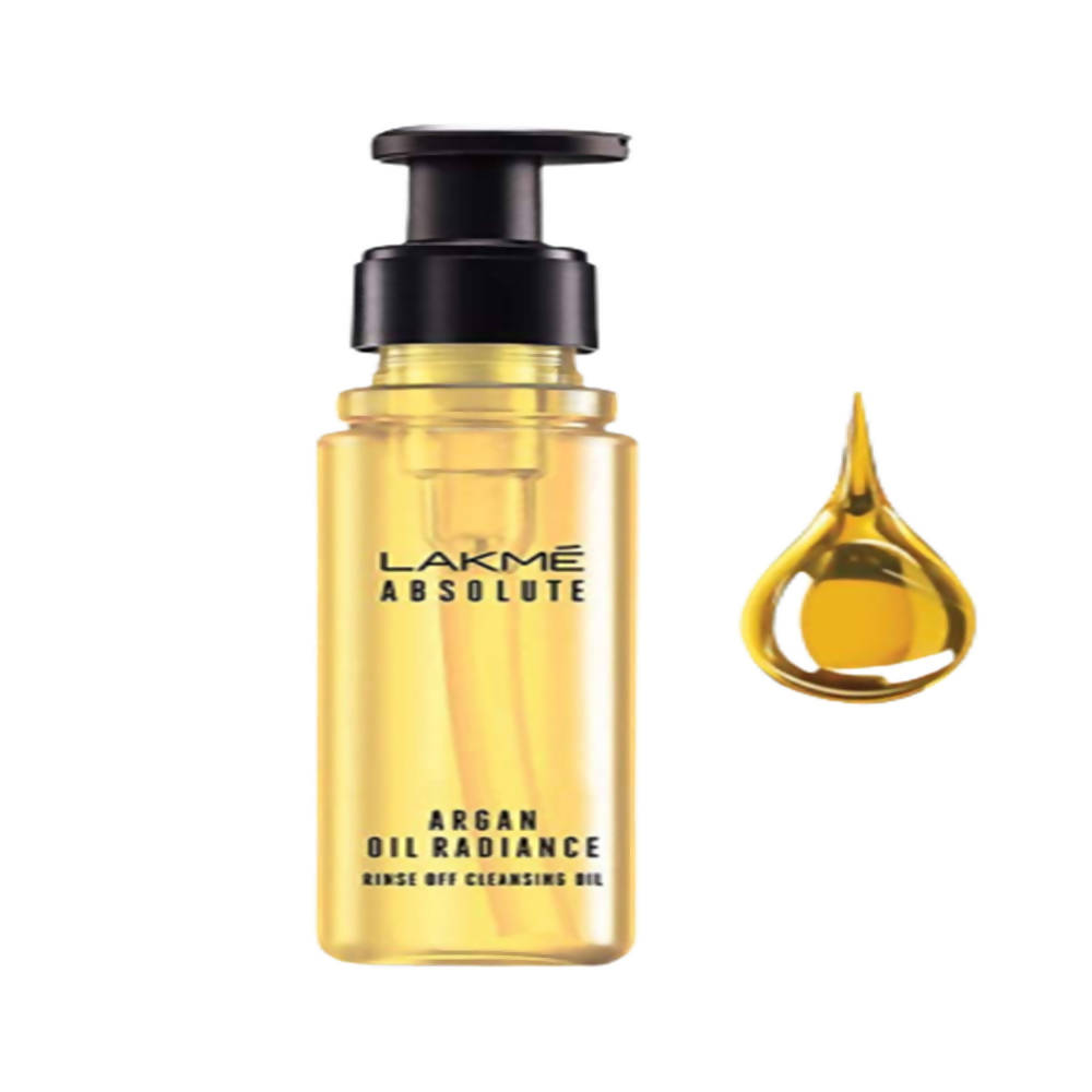 Lakme Absolute Argan Oil Radiance Rinse Off Cleansing Oil | Grocsy