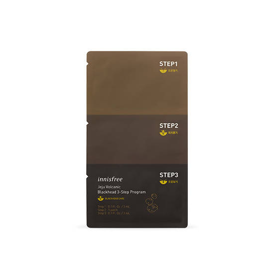 Innisfree Jeju Volcanic Blackhead 3-Step Program | Grocsy