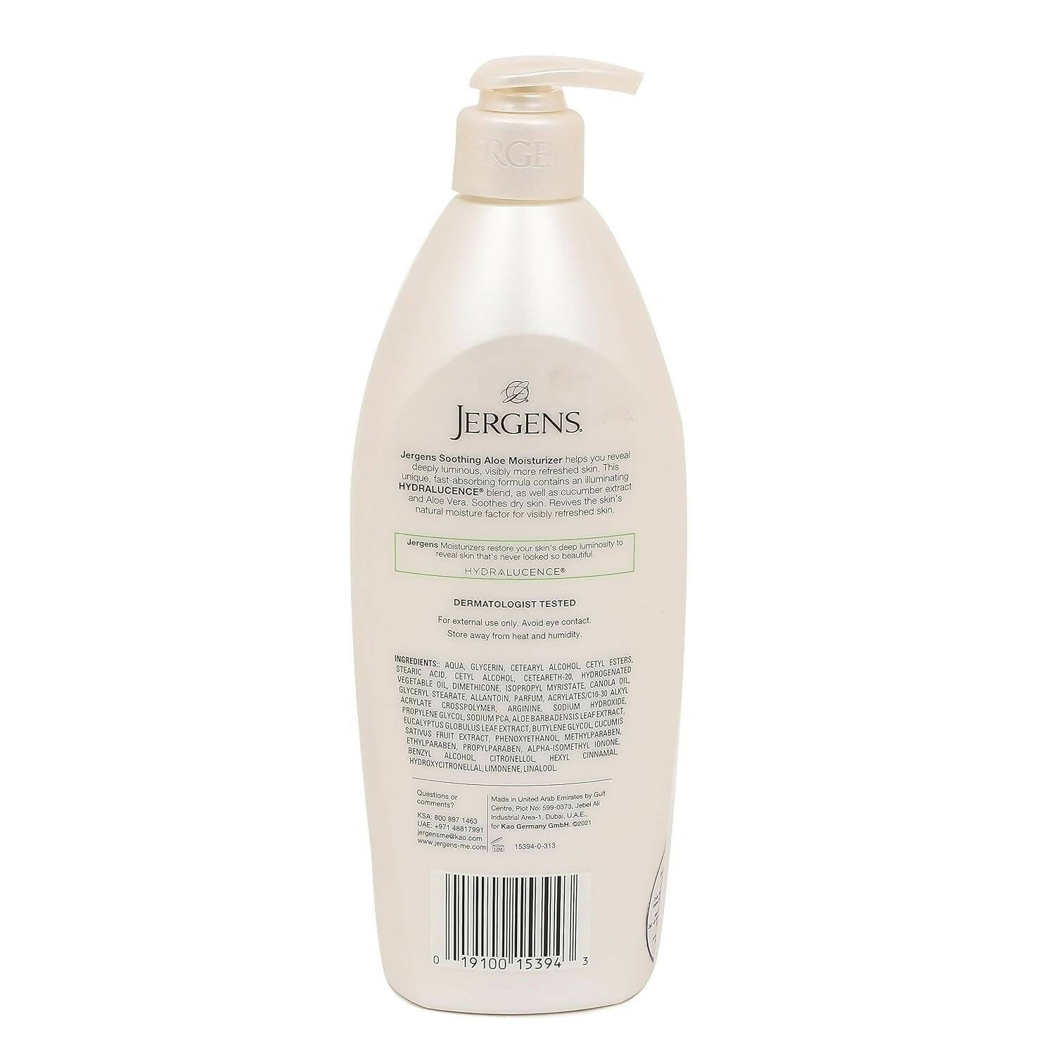 Jergens Soothing Aloe Refreshing Moisturizer | Grocsy