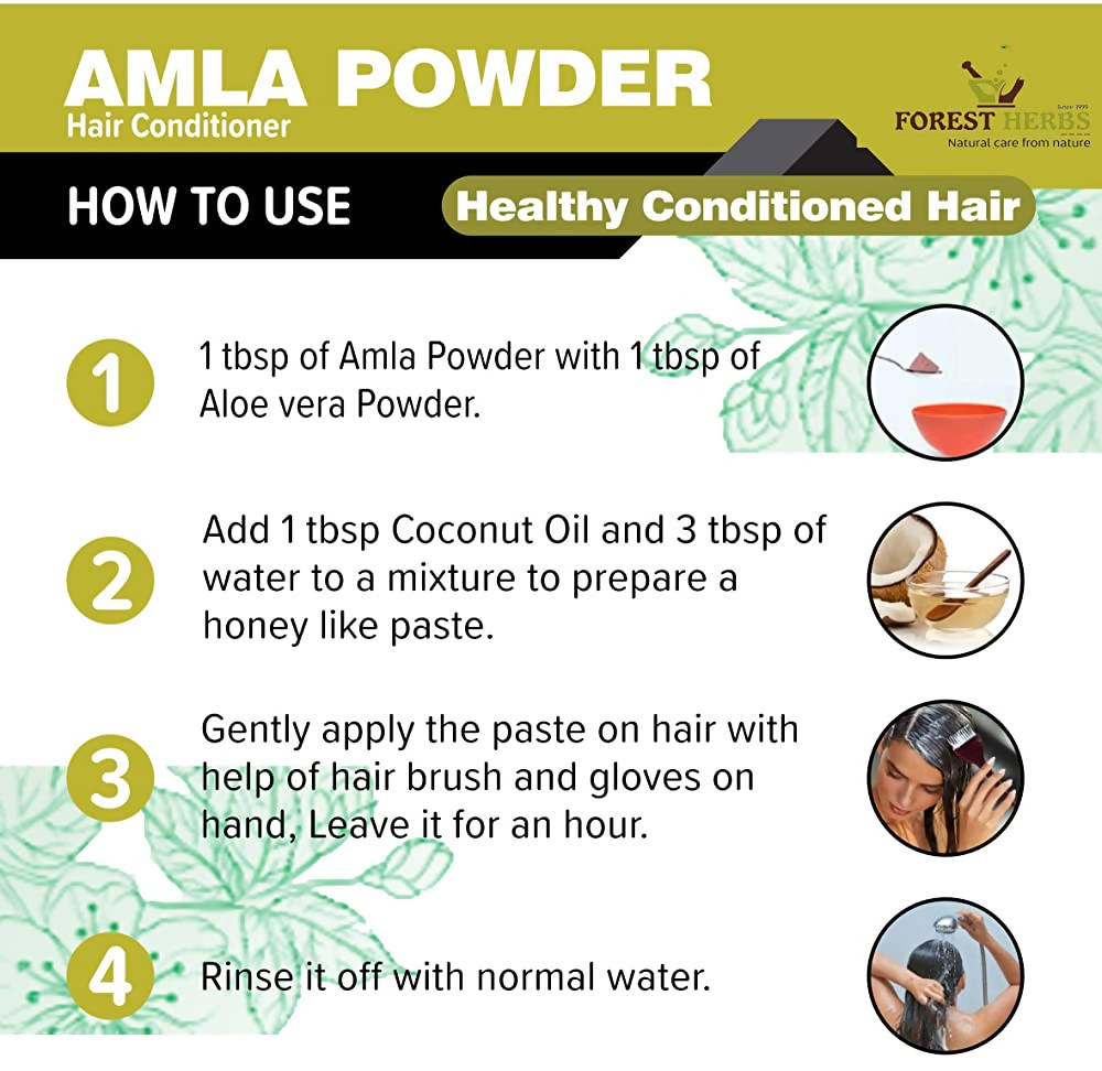 Forest Herbs Amla Hair Care Powder | Grocsy