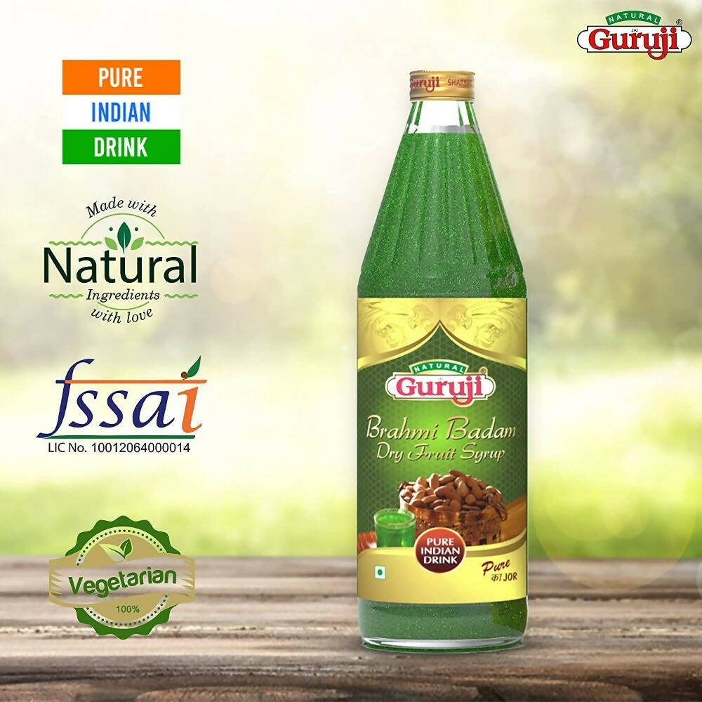 Jai Guruji Brahmi Badam Dry Fruit Syrup | Grocsy