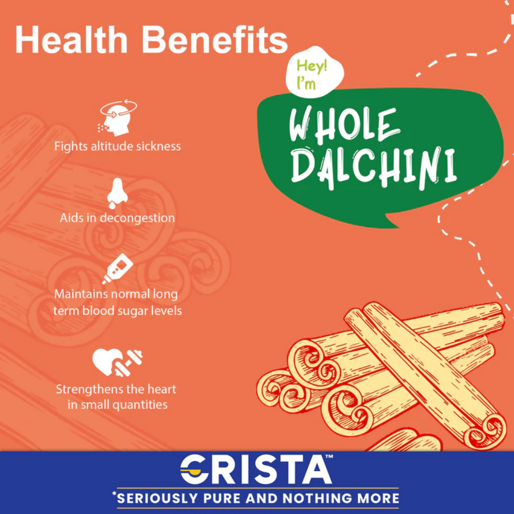 Crista Spices Whole Dalchini | Grocsy