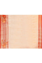 Joban Fashion CGren & Orange Saree Kataan Applick Witch Mirror | Grocsy