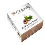 Cowpathy Basil & Soap Berries Cow Dung Bath Soap (75gms) | Grocsy
