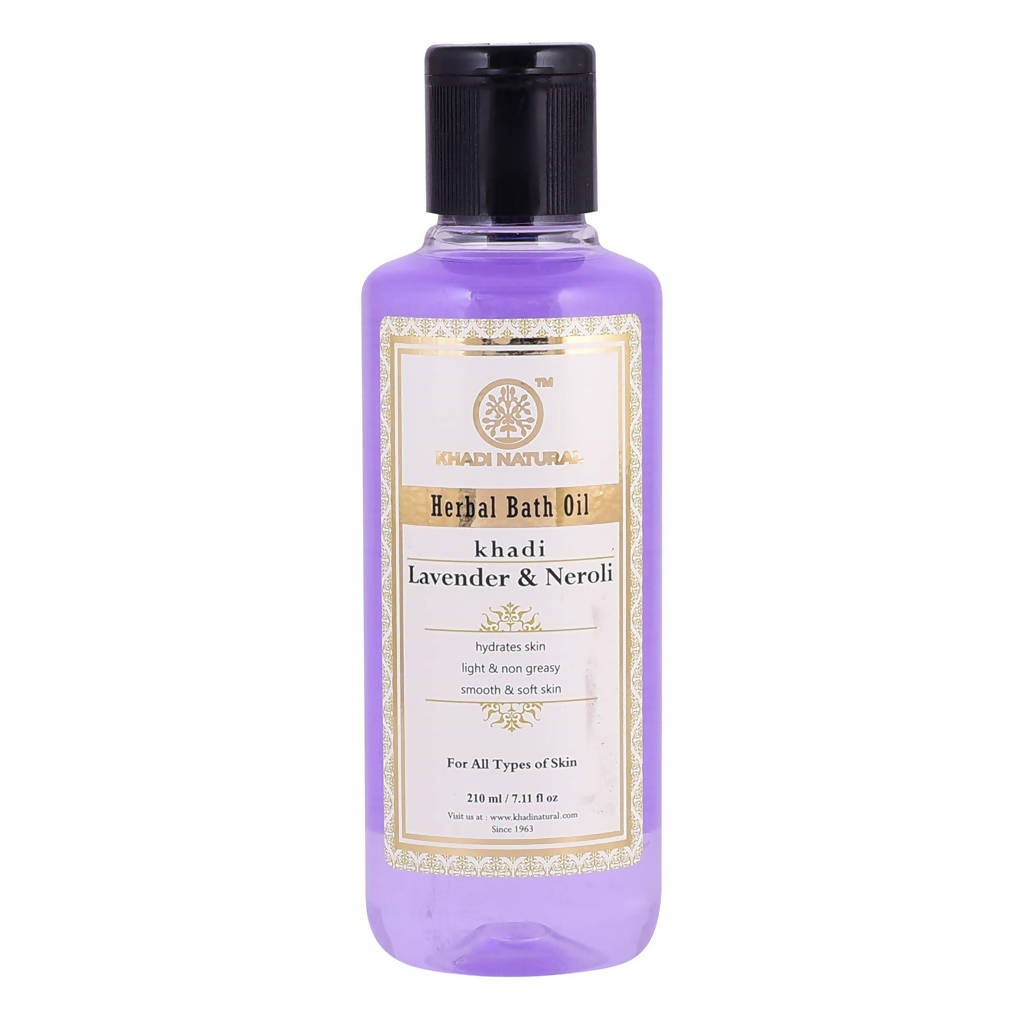 Khadi Natural Lavender & Neroli Herbal Bath Oil | Grocsy