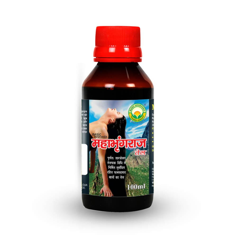 Basic Ayurveda Maha Bhringraj Tel | Grocsy