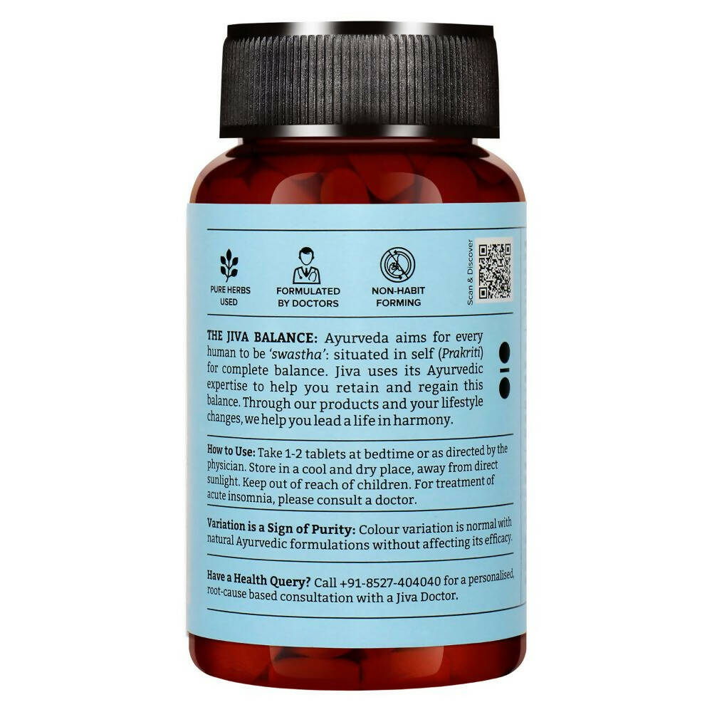 Jiva Ayurveda Sleep Well Tablets | Grocsy