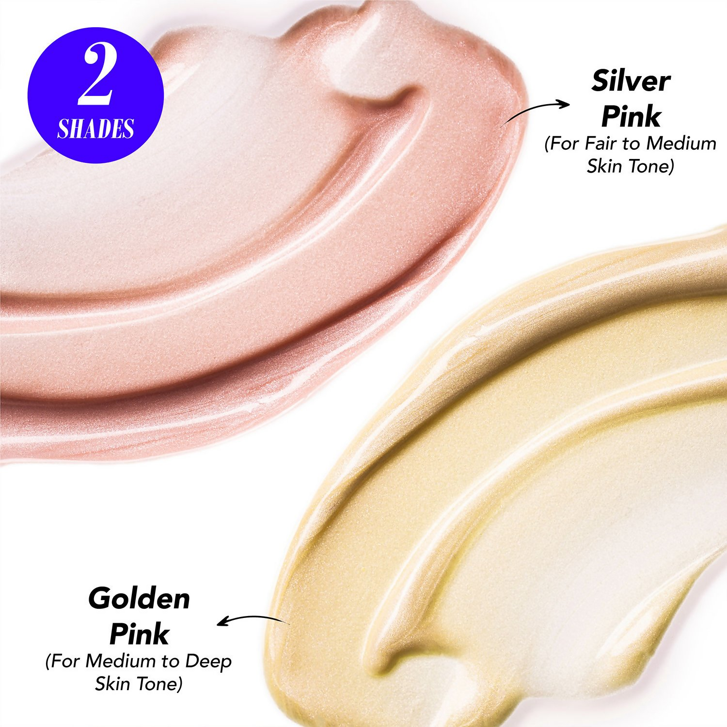Blue Heaven Prime & Shine Flawless lluminating Primer & Strobe Cream - Silver Pink | Grocsy