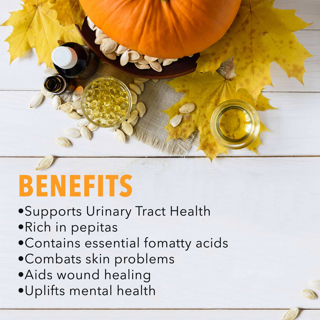 Nutriorg Pumpkin Seed Oil Soft Gel Capsules | Grocsy