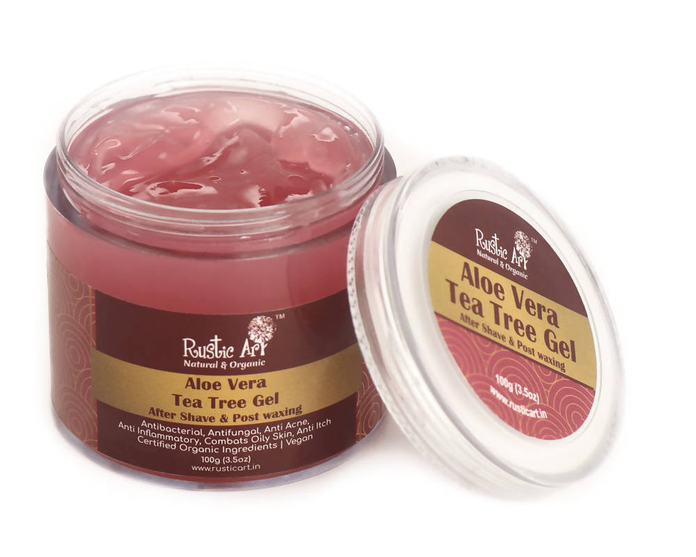 Rustic Art Tea Tree Gel After Shave & Post Waxing | Grocsy