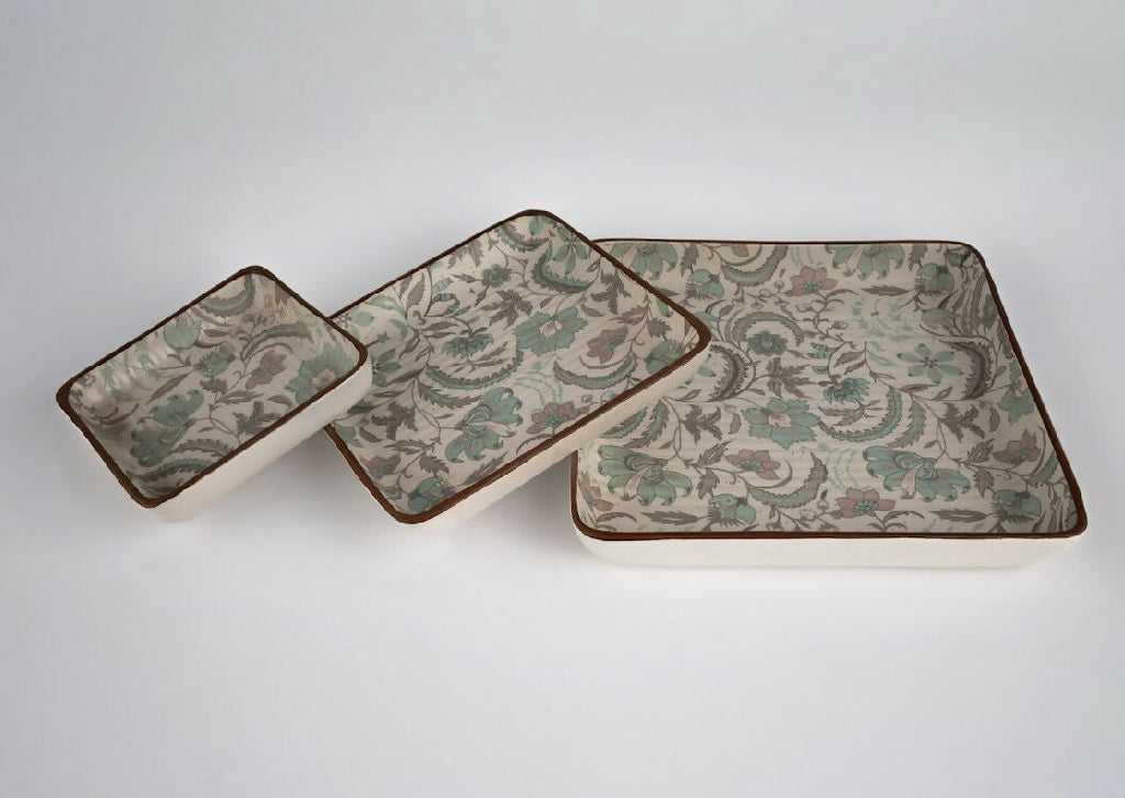 Simply Soho Mughal Mist Platter Set of 3 | Grocsy