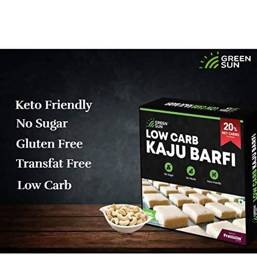 Green Sun Low Carb Kaju barfi | Grocsy