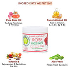Inatur Rose Face Pack | Grocsy