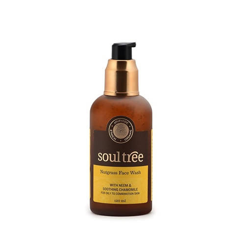 Soultree Nutgrass Face Wash & Anti-Wrinkle Cream Set | Grocsy