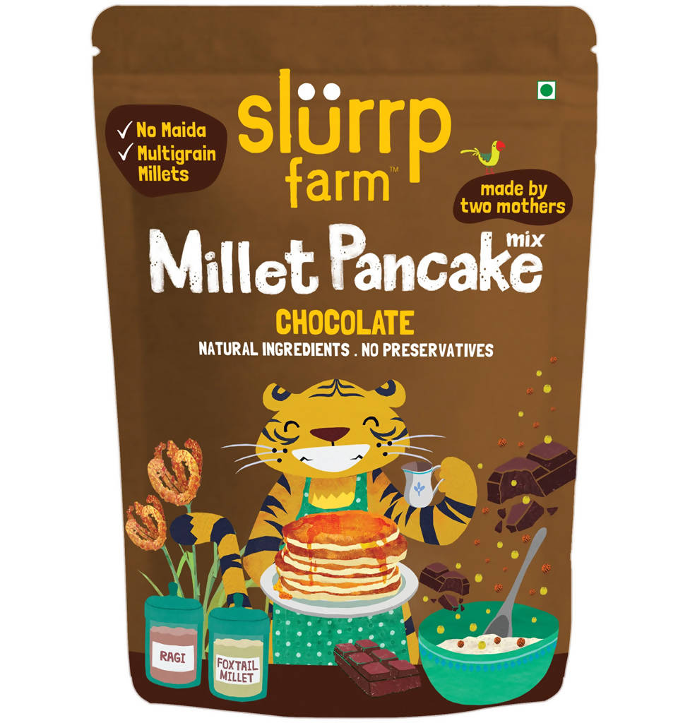 Slurrp Farm Chocolate Millet Pancake Mix | Grocsy